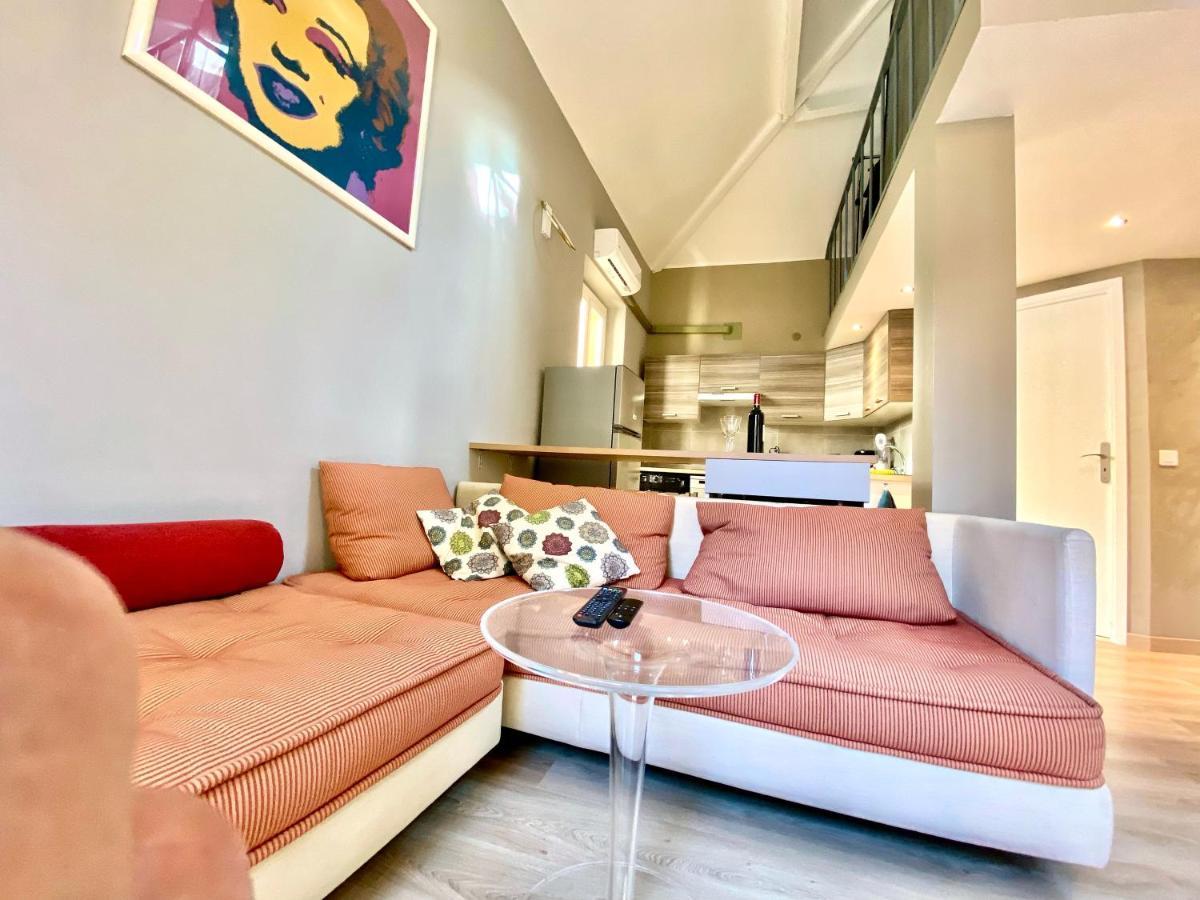 Lovely & Sunny Loft Heart Of Nice With A/C! Extérieur photo